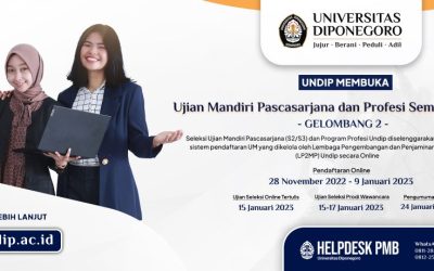 Pendaftaran Gel 2 SMT Genap Tahun 2022-2023